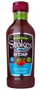 Stokes Reduced Sugar Real Tomato Ketchup