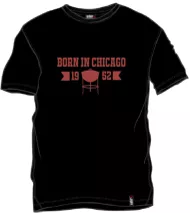 Koszulka Męska Czarna "Born in Chicago"