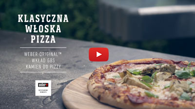 Klasyczna włoska pizza z grilla