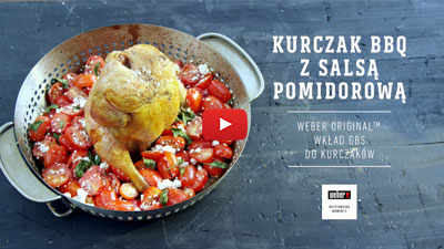 Kurczak z salsą pomidorową