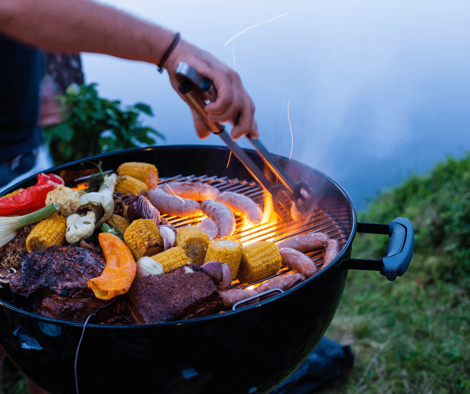 Grill nad jeziorem